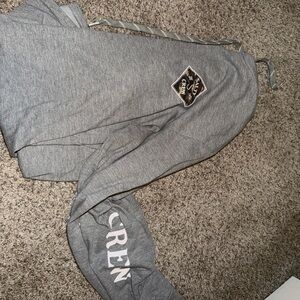 Salty Crew Heather Gray Hooded shirt